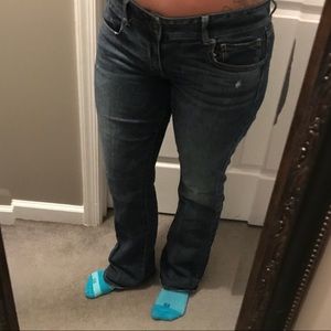 AE skinny kick boot jeans